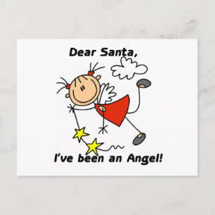Dear Santa Christmas Tshirts and Gifts Holiday Postcard