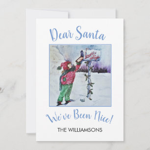 Dear Santa Claus Holiday Card