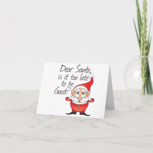 Dear Santa Claus Holiday Card