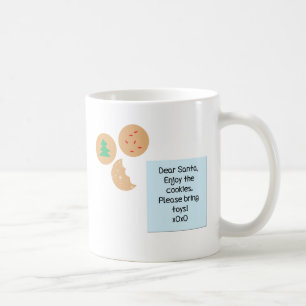 Dear Santa Cookies Please Bring Toys Coffee Mug