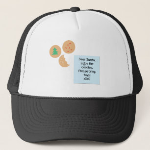 Dear Santa Cookies Please Bring Toys Trucker Hat