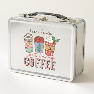Dear Santa   Cute Christmas Metal Lunch Box