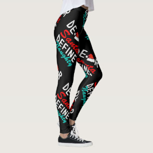 Dear Santa, Define Naughty--Cute Christmas Design Leggings