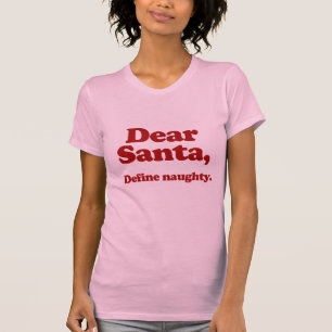 Dear Santa, Define Naughty T-Shirt