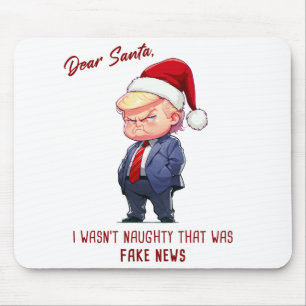 Dear Santa, Donald Trump Funny Christmas Joke Mouse Mat
