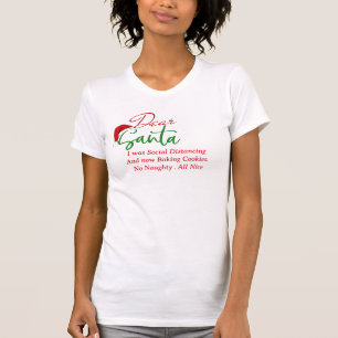 dear santa funny christmas shirts naughty or nice