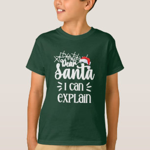Dear Santa funny Unisex kids Christmas T-Shirt