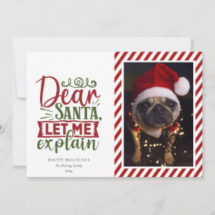 Dear Santa Holiday Card