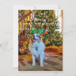 Dear Santa Holiday Card