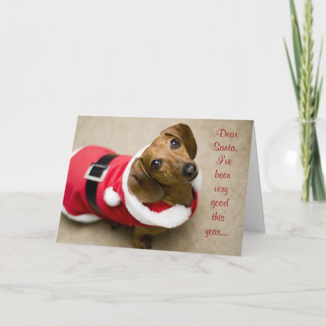 Dear Santa Holiday Card (Front)