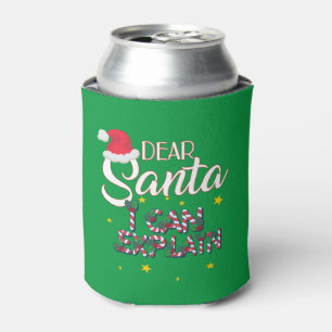 Dear Santa, I can Explain Christmas Can Cooler