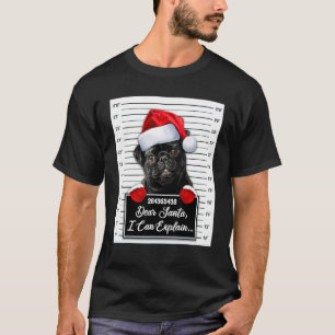 Dear Santa I Can Explain Christmas Pug Xmas T-Shirt