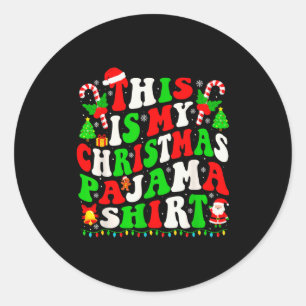 Dear Santa I Can Explain Funny Christmas Kids Men  Classic Round Sticker