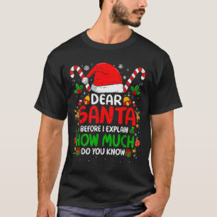 Dear Santa I Can Explain Funny Christmas Shirts Ki