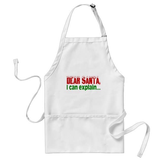 Dear Santa, I Can Explain Standard Apron (Front)