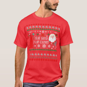 Dear Santa I Can Explain T-Shirt