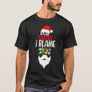 Dear Santa I Can Explain You I Blame 2020 Elf Sant T-Shirt