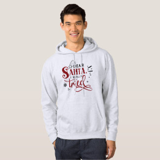 Dear Santa, I Really Tried - Funny Christmas Hoodie