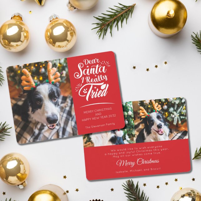 Dear Santa I tried dog photo fun Christmas Holiday (Creator Uploaded)