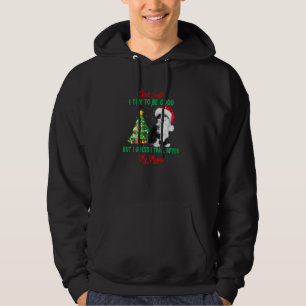 Dear Santa I Try To Be Good But I Guess I Take Aft Hoodie
