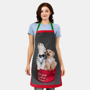 DEAR SANTA, I WANT ALL THE BONES  APRON