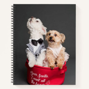 DEAR SANTA, I WANT ALL THE BONES NOTEBOOK