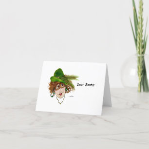 Dear Santa I'll buy it Myself for Christmas Holida Holiday Card