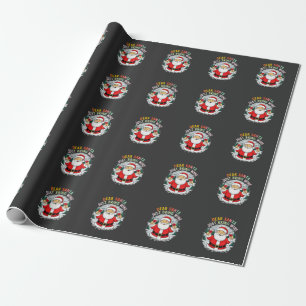 Dear Santa, Just Bring Wine Funny Christmas Gift Wrapping Paper