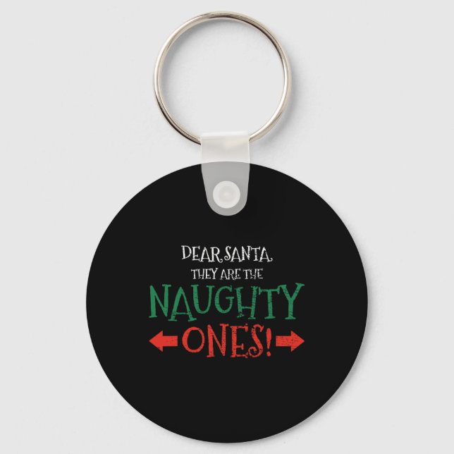 Dear Santa  Key Ring (Front)
