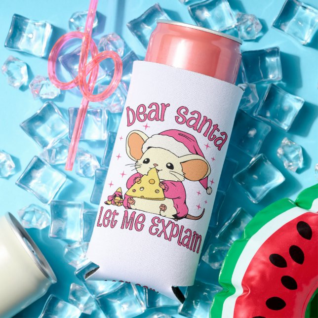 Dear Santa, Let Me Explain Seltzer Can Cooler (In Situ Summer)