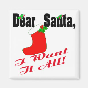 Dear Santa Magnet