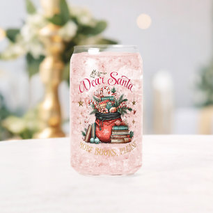 Dear Santa, More Books Please  Can Glass