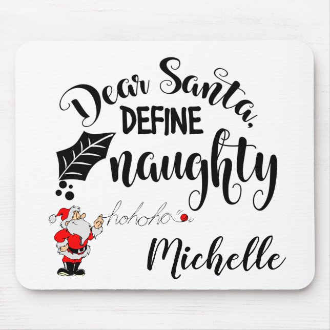 Dear Santa Mouse Mat (Front)