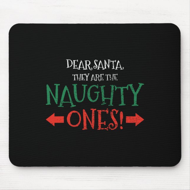 Dear Santa  Mouse Mat (Front)