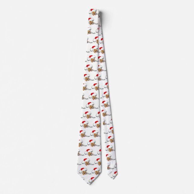 Dear Santa Mouse Tie (Front)