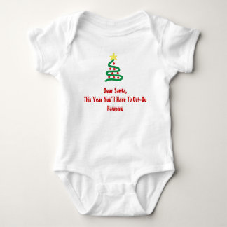 Dear Santa - Pawpaw Baby Bodysuit