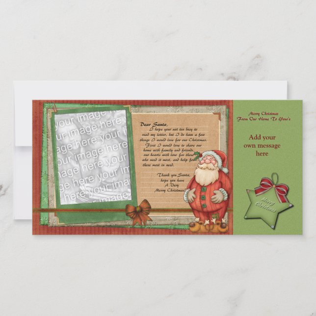 Dear Santa Photo Cards (Front)