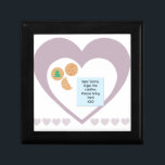 Dear Santa - Please Bring Toys Gift Box<br><div class="desc">Sweet custom designed illustration of Christmas cookies,  lovingly decorated and left for Santa Claus along with a note of offering.. and a little request in return :)</div>