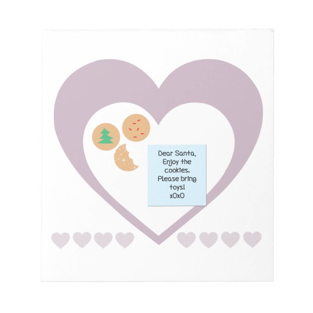 Dear Santa - Please Bring Toys Notepad (Front)