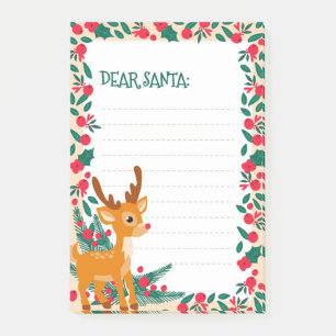 Dear Santa Post-it Notes