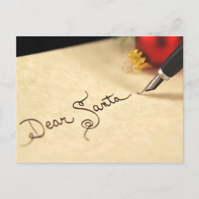 Dear Santa Postcard (Front)