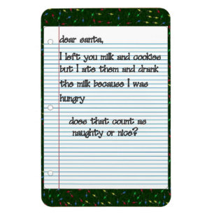 Dear Santa Premium Magnet