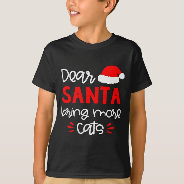 Dear Santa Shirt Funny Matching Family Christmas P (Front)