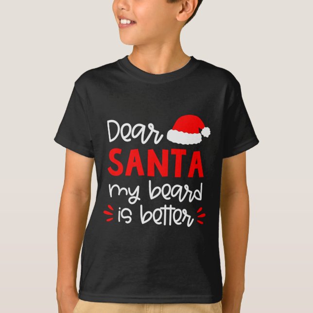 Dear Santa Shirt Funny Matching Family Christmas P (Front)