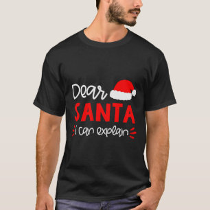 Dear Santa Shirt Funny Matching Family Christmas P