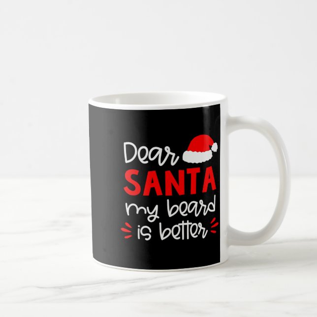 Dear Santa Shirt Funny Matching Family Christmas P Coffee Mug (Right)