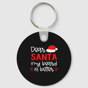 Dear Santa Shirt Funny Matching Family Christmas P Key Ring