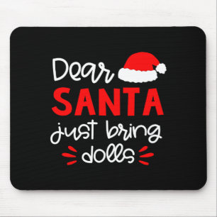 Dear Santa Shirt Funny Matching Family Christmas P Mouse Mat
