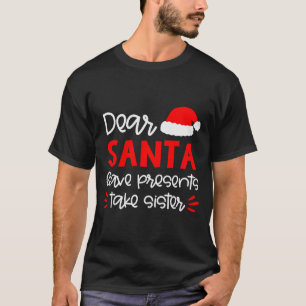Dear Santa Shirt Siblings Matching Family Christma