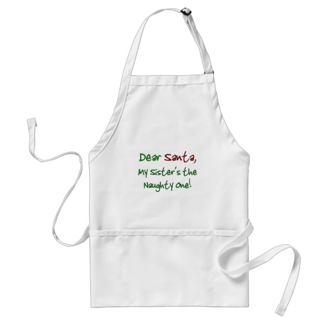 Dear Santa Standard Apron (Front)
